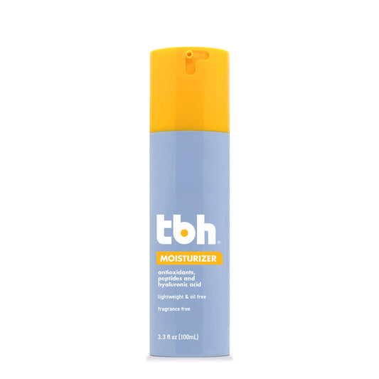 TBH Kids Oil-Free Face Moisturizer for Tweens & Teens – Lightweight Hydrating Moisturizer for Sensitive & Acne-Prone Skin – Vitamin C, Peptides & Hyaluronic Acid – Clean Beauty, Sulfate & Paraben-Free – 3.3 oz