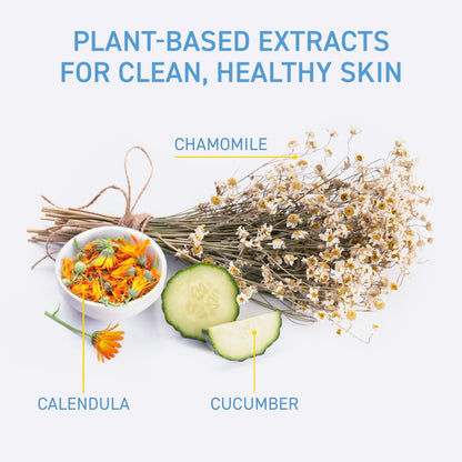 TBH Kids Gentle Gel Face Wash – Hydrating Facial Cleanser for Tweens & Teens, Sensitive, Dry & Oily Skin – Chamomile & Calendula – Clean, Non-Toxic, Sulfate & Paraben-Free – 6 oz