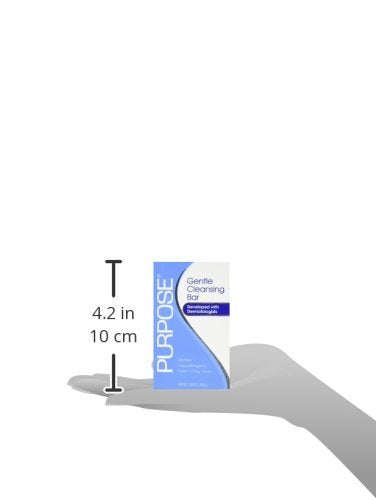 PURPOSE Gentle Cleansing Bar for Sensitive Skin – 3.6 oz, Pack of 2 – Hydrating, Non-Irritating, Daily Face & Body Soap – Clean Beauty, Sulfate & Paraben-Free